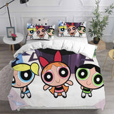 The Powerpuff Girls Bedding Sets Duvet Cover Halloween Cosplay Comforter Sets