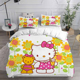 Hello Kitty Cosplay Bedding Sets Duvet Cover Halloween Comforter Sets