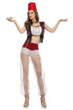 BFJFY Women's Halloween Arab Costume Lamp Of Aladdin Belly Dance Cosplay Costume - bfjcosplayer