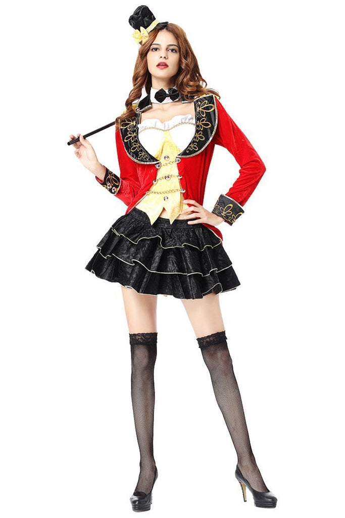 BFJFY Adults Women Females Magician Outfit Costume Uniform Halloween Cosplay - bfjcosplayer