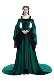 BFJFY Medieval Lacy Dress For Holloween Cosplay Party Women Costume Rode - bfjcosplayer