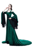 BFJFY Medieval Lacy Dress For Holloween Cosplay Party Women Costume Rode - bfjcosplayer