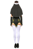 BFJFY Halloween Nuns Religieuse Cosplay Costume Fancy Dress For Women - bfjcosplayer