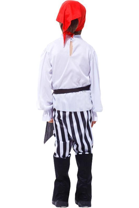 BFJFY Boys Pirate Cosplay Costume For Halloween Carnival - bfjcosplayer