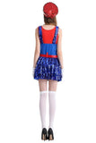 BFJFY Halloween Women‘s Super Mario Dress Outfit Cosplay Costume - bfjcosplayer
