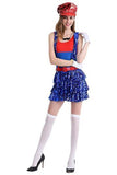 BFJFY Halloween Women‘s Super Mario Dress Outfit Cosplay Costume - bfjcosplayer