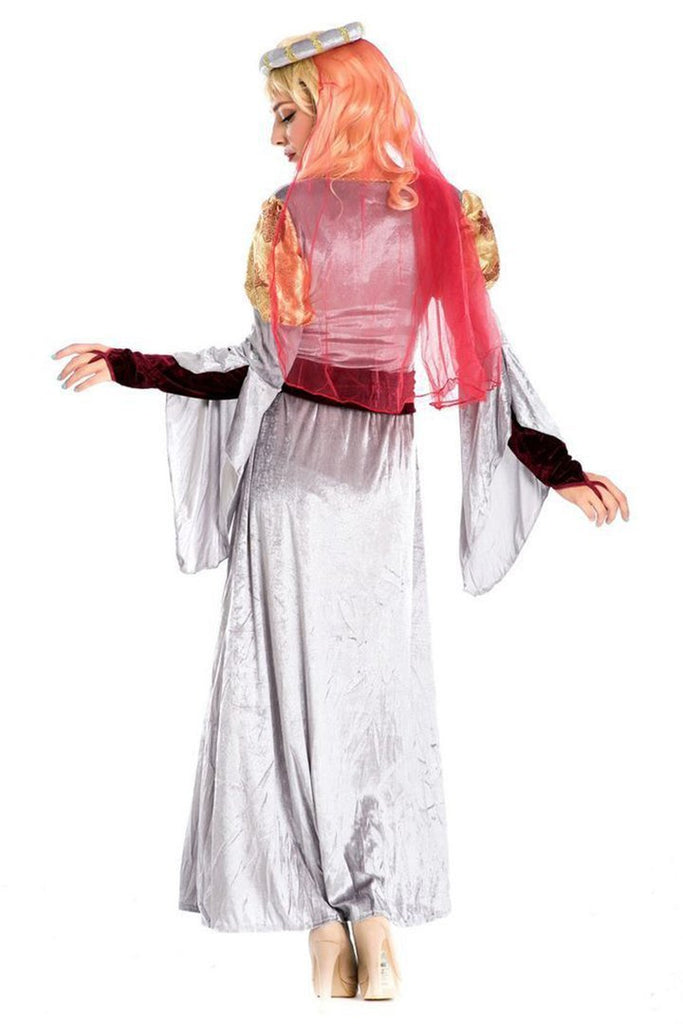 BFJFY Women Vintage Royal Gown Costume Halloween Dress - bfjcosplayer