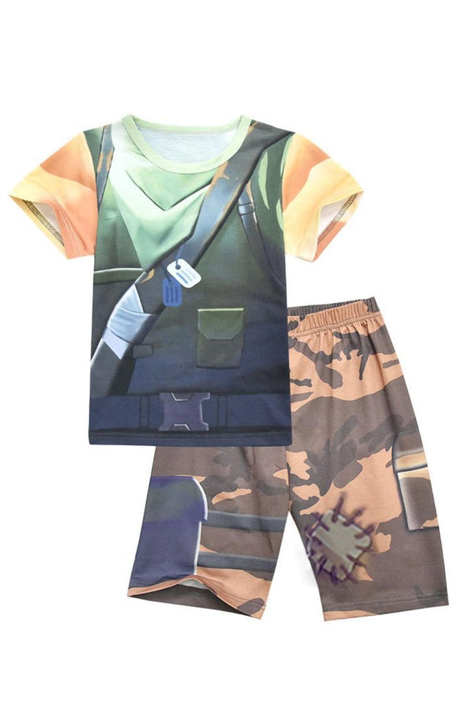 BFJFY Fortnite Kid's Costume Boys Toddler Sleepwear Shirt - bfjcosplayer