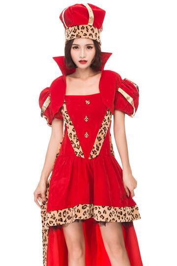 BFJFY Women Sexy Stage Performance Dress Halloween Queen Cosplay Costume Outfit - bfjcosplayer