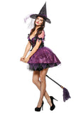BFJFY Halloween Women's Sorceress Costume Sexy Witch Cosplay Dress - bfjcosplayer