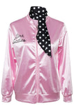 BFJFY Women Pink Lady Jacket Retro Grease Halloween Costume - bfjcosplayer