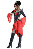 BFJFY Halloween Women‘s Carribean Pirate Captain Cosplay Costume - bfjcosplayer