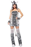 Halloween Women Sexy Animal Elephant Cosplay Costume