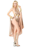 BFJFY Halloween Women's Greek Goddess Cosplay Costume Sexy Sequined Jumpsuit - bfjcosplayer