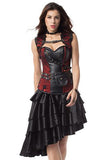 BFJFY Women's Luxury Retro Corset Jumsuit Halloween Pirate Cosplay Costume - bfjcosplayer