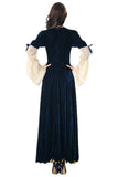 BFJFY Halloween Women's Vintage Medieval Princess Cosplay Long Dress - bfjcosplayer