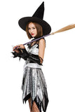 BFJFY Women‘s Halloween Witch Wizard Cosplay Dress Female Magician Costume - bfjcosplayer