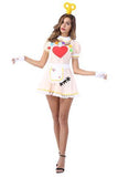BFJFY Halloween Women's Anime Maid Love Heart Pattern Cosplay Costumes - bfjcosplayer