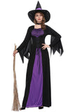 BFJFY Women's Purple Witch Costume Dress Halloween Cosplay - bfjcosplayer