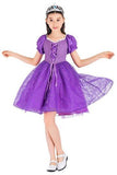 BFJFY Halloween Girl's Purple Princess Dress Fancy Cosplay Costume - bfjcosplayer