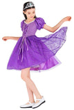 BFJFY Halloween Girl's Purple Princess Dress Fancy Cosplay Costume - bfjcosplayer