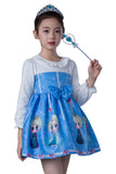 BFJFY Halloween Girl's Princess Dress Disney Frozen Princess Sophia Pattern Cosplay - bfjcosplayer