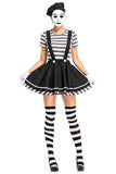BFJFY Halloween Women's French Burlesque Actors Clown Costumes - bfjcosplayer