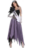 BFJFY Halloween Women Ghost Bride Hell Godess Beaty Queen Cosplay Dress - bfjcosplayer
