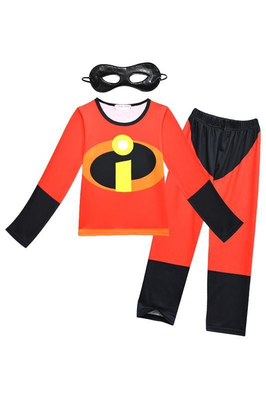 BFJFY The Incredibles 2 Pajamas Outfit Costume For Kids Boys Halloween Party - bfjcosplayer