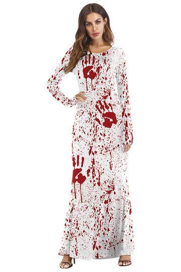 BFJFY Women's Halloween Scary Bloody Dress Dead Cosplay Costume - bfjcosplayer