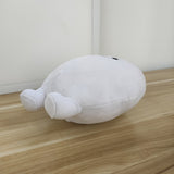 White Eggdog Plush Toy Soft Stuffed Dog Plushies Doll Halloween Props
