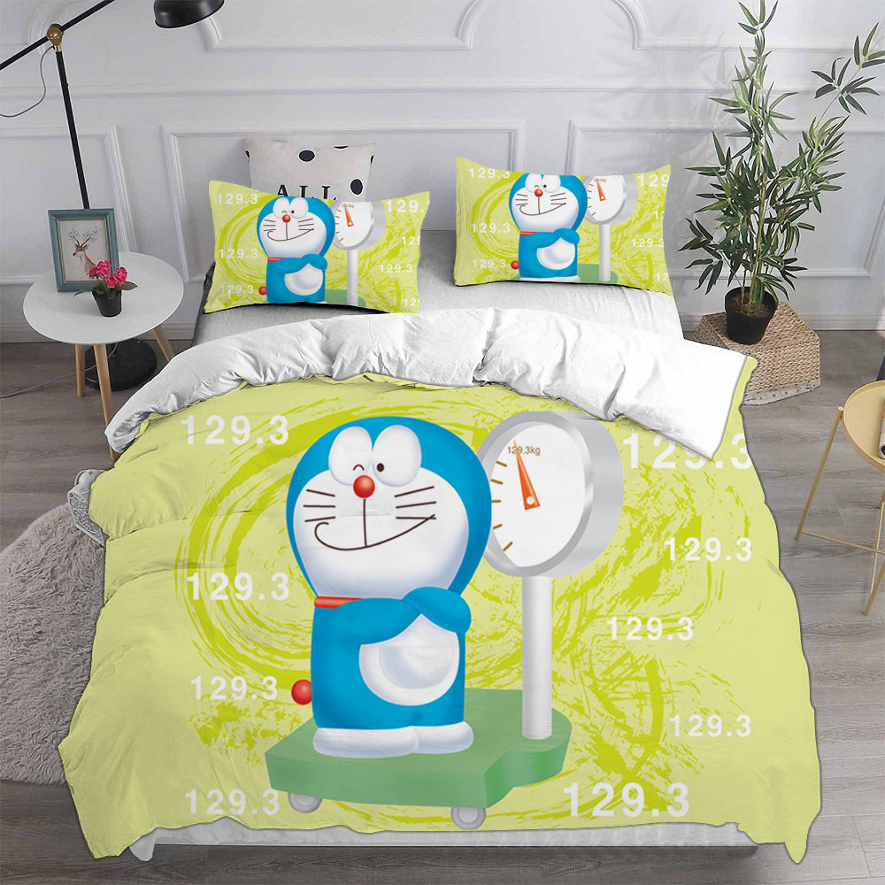 Doraemon Cosplay Bedding Sets Duvet Cover Halloween Comforter Sets
