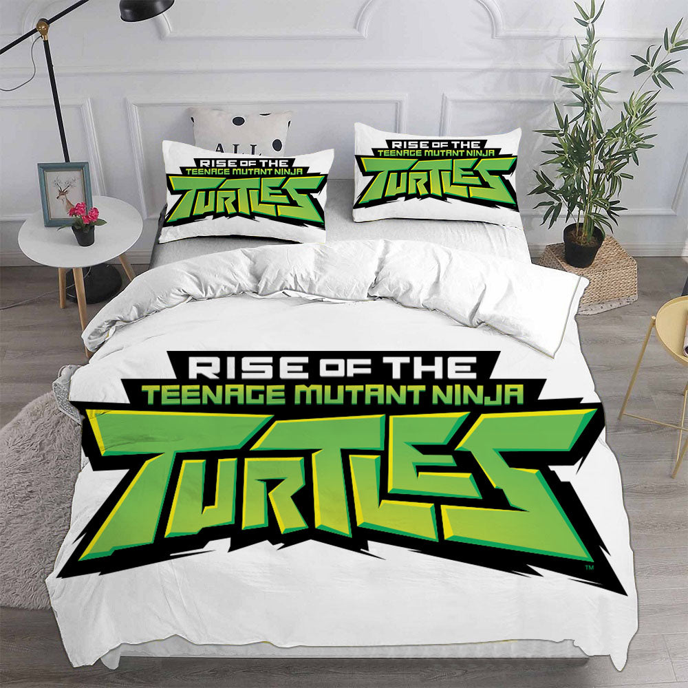 Rise of the Teenage Mutant Ninja Turtles Cosplay Bedding Sets Duvet Cover Halloween Comforter Sets