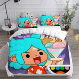 Toca Life World Bedding Sets Duvet Cover Halloween Cosplay Comforter Sets