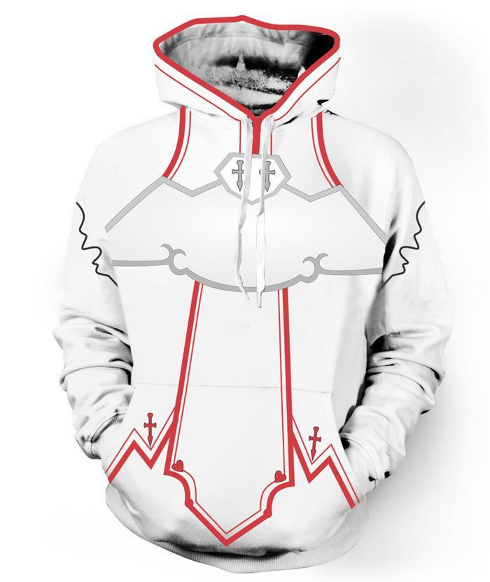 BFJmz Sword Art Online 3D Printing Coat  Zipper Coat Leisure Sports Sweater Autumn And Winter - bfjcosplayer