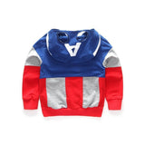 BFJFY Boys Halloween Costume Superhero Captain America Cospay Outfit - bfjcosplayer