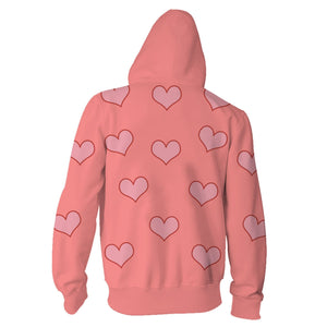 Suicide Squad Harley Quinn 3D printed zipper sports hooded sweater coat - bfjcosplayer