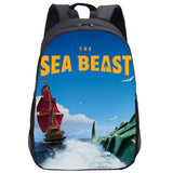 The Sea Beast Backpack School Bag Unisex Backpacks for Laptop Book Hiking Bags