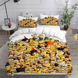 Minions The Rise of Gru Bedding Sets Duvet Cover Halloween Cosplay Comforter Sets