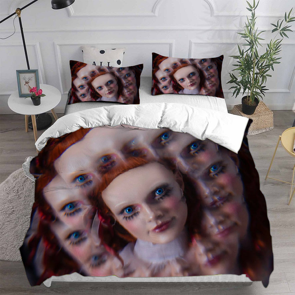 American Horror Stories Bedding Sets Duvet Cover Halloween Cosplay Comforter Sets