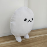 White Eggdog Plush Toy Soft Stuffed Dog Plushies Doll Halloween Props