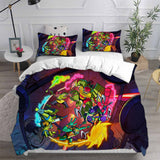 Rise of the Teenage Mutant Ninja Turtles Cosplay Bedding Sets Duvet Cover Halloween Comforter Sets