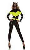 BFJFY Women's Superhero Cosplay Lady Batman Costume Jumpsuit - bfjcosplayer