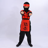 BFJFY Boys Halloween Costume Japaness Ninja Warrior Cosplay Costume - bfjcosplayer