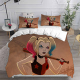 Harley Quinn Season 3 Bedding Sets Duvet Cover Halloween Cosplay Comforter Sets