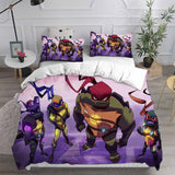 Rise of the Teenage Mutant Ninja Turtles Cosplay Bedding Sets Duvet Cover Halloween Comforter Sets