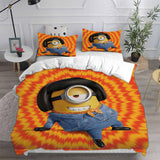 Minions The Rise of Gru Bedding Sets Duvet Cover Halloween Cosplay Comforter Sets