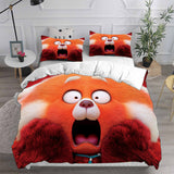 Turning Red Cosplay Bedding Sets Duvet Cover Halloween Comforter Sets