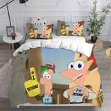 Phineas and Ferb Bedding Sets Duvet Cover Comforter Set