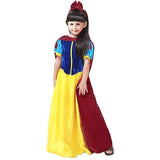 BFJFY Women's Princess Costume Dress Snow White Princess Costume With Headband - bfjcosplayer